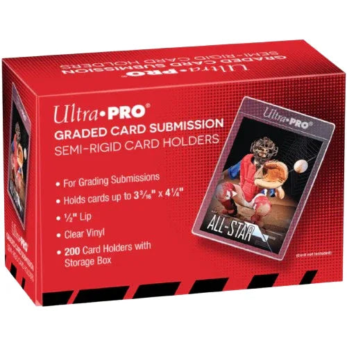 Ultra Pro - 1/2" Lip Semi-Rigid Tall Card Holders (200ct) - AnticShow®