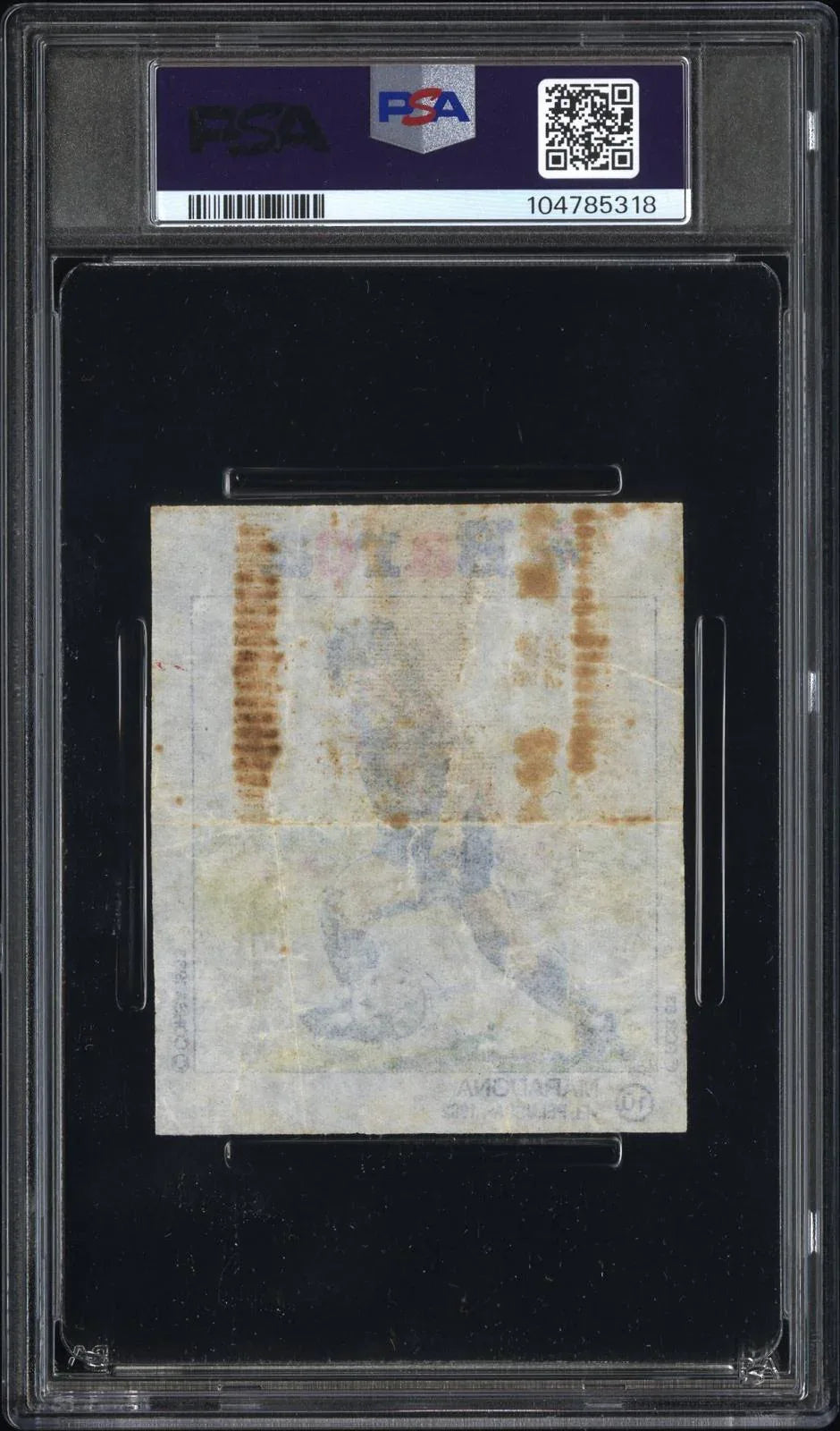 Maradona - 1983 Consa Barça Ziclet #10 - "El Pelussa" - PSA 1 (PR) - AnticShow®