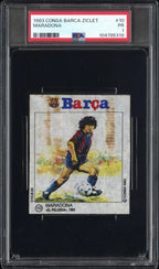 Maradona - 1983 Consa Barça Ziclet #10 - "El Pelussa" - PSA 1 (PR) - AnticShow®