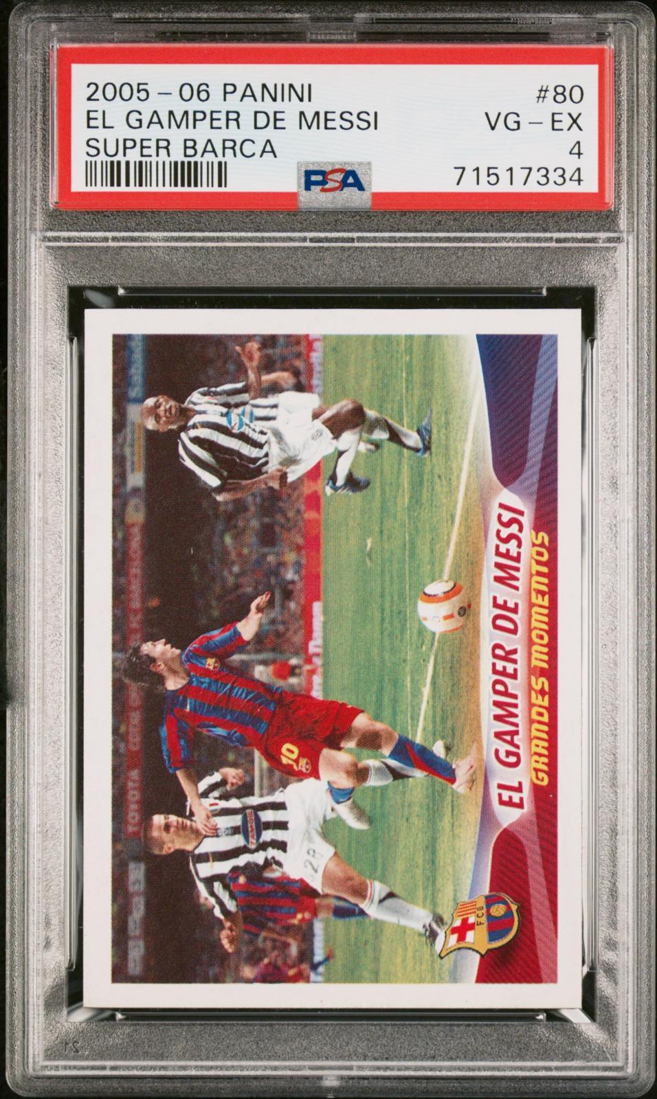 Lionel Messi - Panini Super Barça 2005-06 (Graded PSA 4) - AnticShow®
