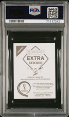 Lionel Messi - Panini Qatar 2022 Extra Sticker - Legends Silver - PSA 6 (EX-MT) - AnticShow®