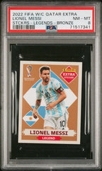 Lionel Messi - Panini Qatar 2022 Extra Sticker - Legends Bronze - PSA 8 (NM-MT) - AnticShow®