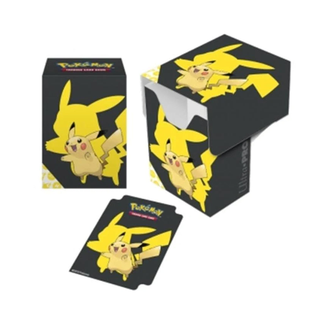 Ultra Pro Deck Box Pikachu Negra Pokemon